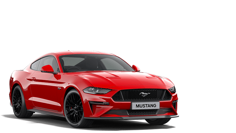 MUSTANG 5.0 V8 GT Fastback in Race Red